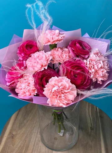 Розовое счастье  от интернет-магазина цветов в 