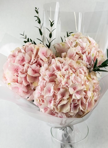 3 гортензии  от интернет-магазина цветов в 