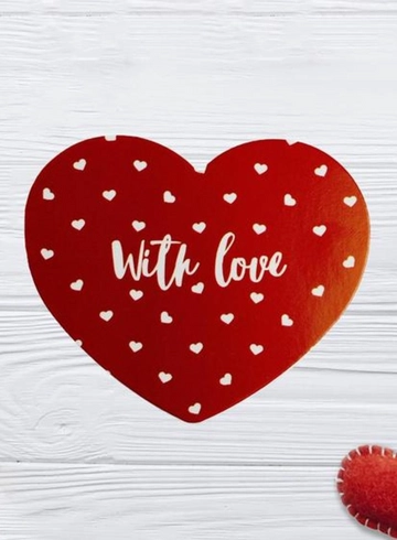 Открытка &laquo;Валентинка&raquo; от интернет-магазина цветов в 